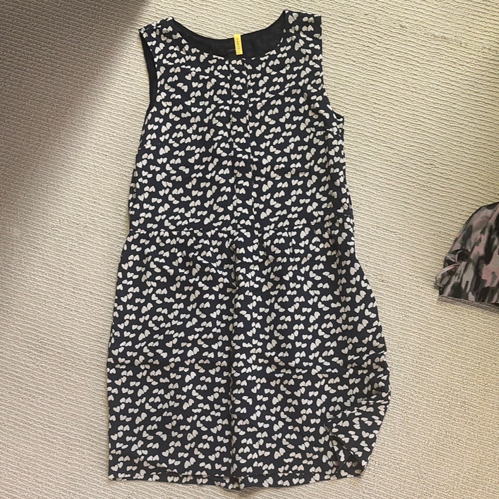 J. Crew Monochrome Sleeveless Dress